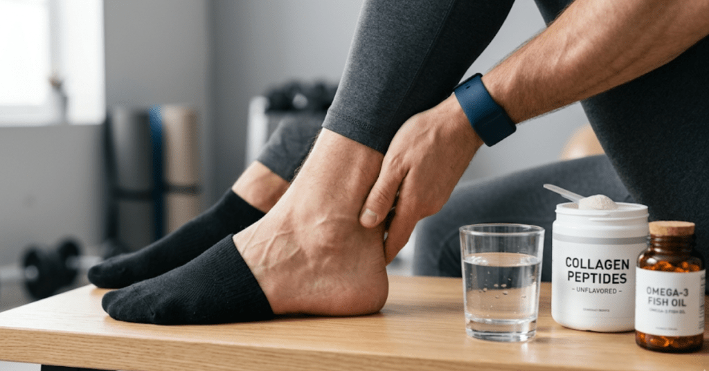 Supplements for foot pain, Achilles tendonitis recovery 2026, best vitamins for tendon healing, natural anti-inflammatories for foot pain, Sole Foot and Ankle Valparaiso, collagen for tendon repair, Vitamin C for collagen synthesis, Omega-3s for foot inflammation, podiatrist Valparaiso IN, foot pain nutrition guide, how to strengthen tendons naturally, chronic heel pain supplements, Dr. Harpreet Minhas, regenerative foot care Indiana, 3D printed orthotics Valparaiso, AI gait analysis for runners, healing overuse injuries from the inside out, tendon health for active adults, Northwest Indiana foot clinic, nutritional support for plantar fasciitis.