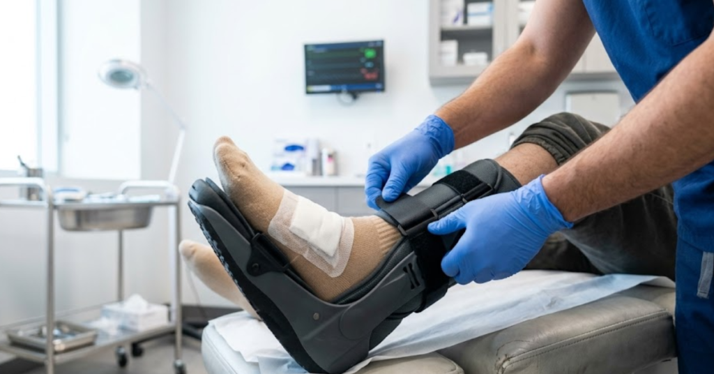 Limb salvage specialist Valparaiso, advanced wound care Indiana, diabetic ulcer treatment Valparaiso, Specialized Boots, wound care, specialized ulcer dressing podiatry, chronic foot wound manage