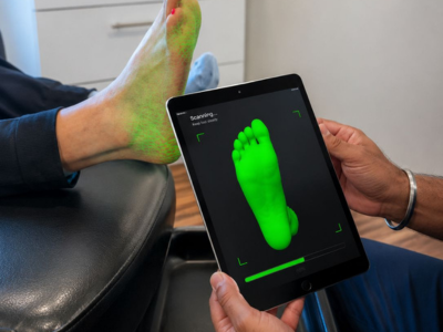 3D printed orthotics Valparaiso, custom shoe inserts Indiana, digital gait analysis, Sole Foot and Ankle orthotic fitting, arch support for athletes, personalized foot alignment.