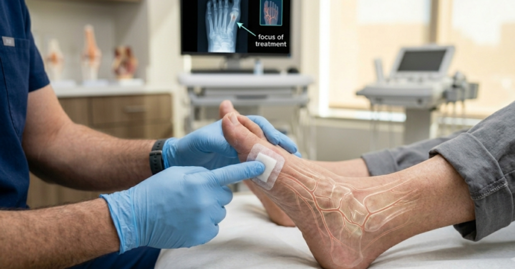 Advanced limb salvage evaluation for a diabetic foot ulcer at Sole Foot & Ankle