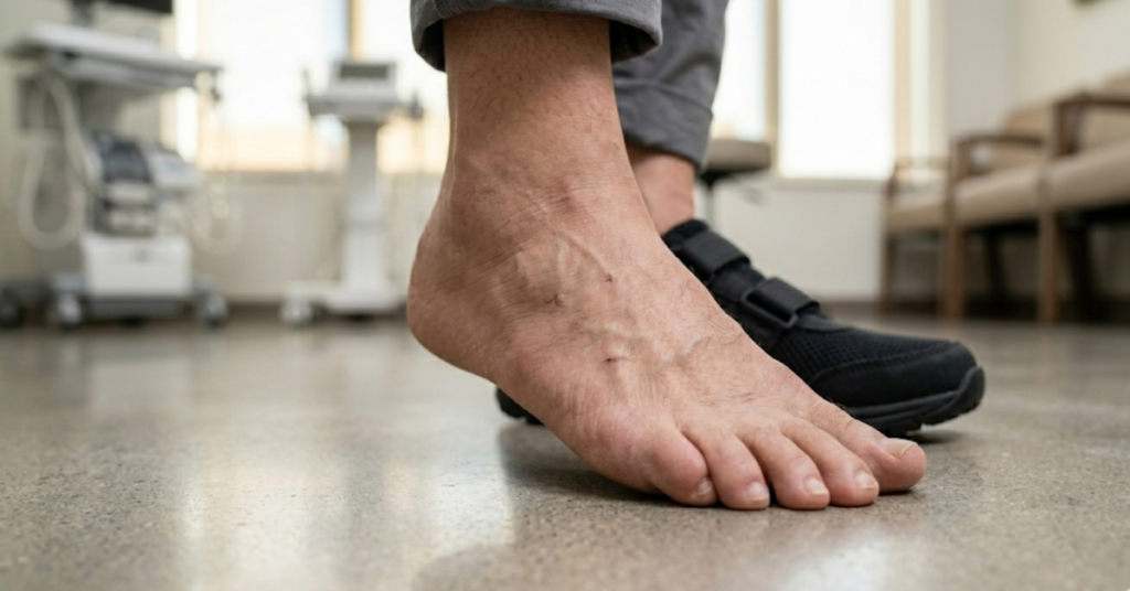 Recovery after minimally invasive surgery for bunion with improved toe alignment and minimal scarring
