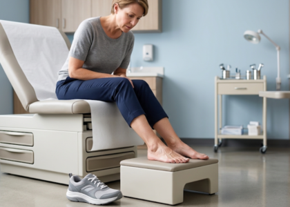 GLP-1 medication foot changes and Ozempic feet symptoms examined by a podiatrist