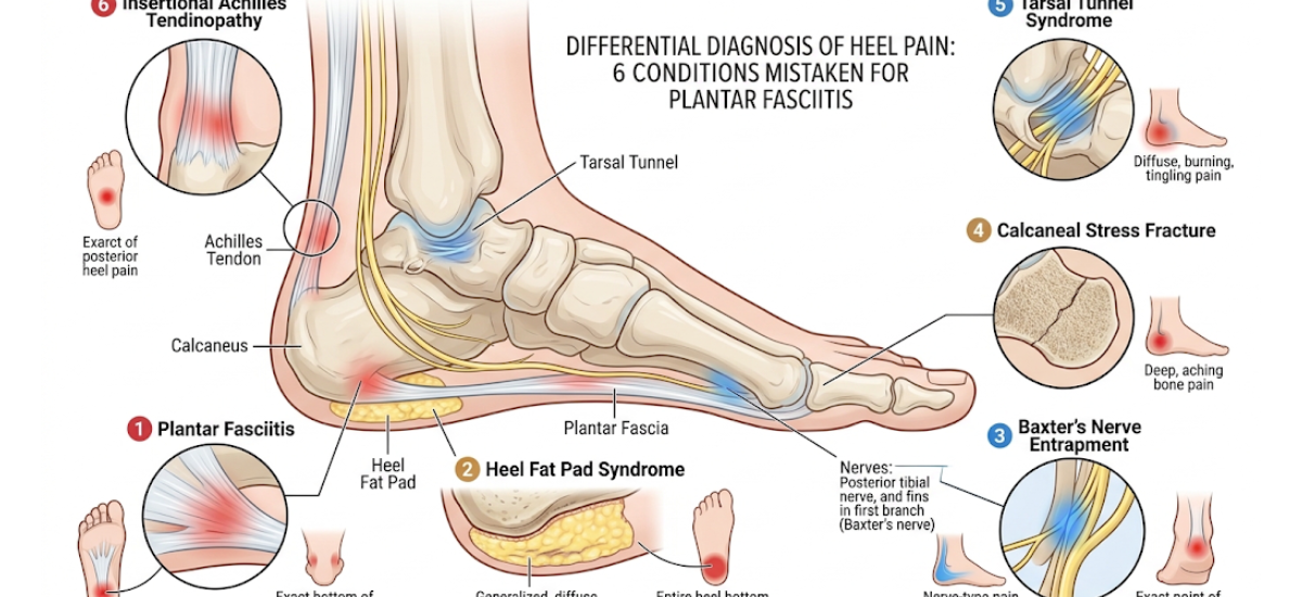 Signs Your Heel Pain Is Not Plantar Fasciitis causes Podiatrist Valparaiso IN Foot doctor Northwest Indiana Sole Foot & Ankle Valparaiso Best foot specialist in Valparaiso Emergency podiatrist