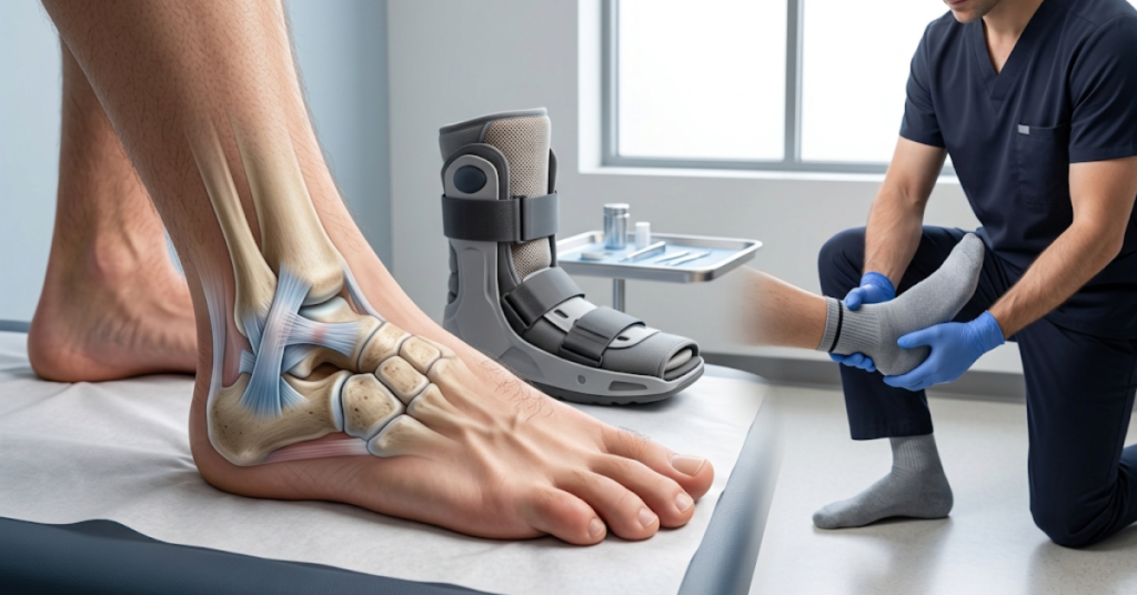ateral ankle ligament instability associated with chronic ankle instability Podiatrist Valparaiso IN Foot doctor Northwest Indiana Sole Foot & Ankle Valparaiso Best foot specialist in Valparaiso
